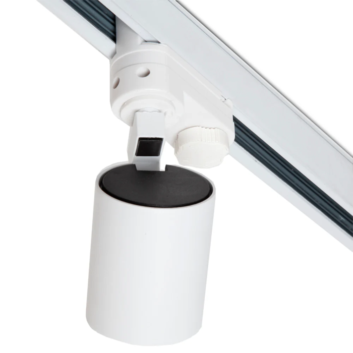 Lumiastra Projecteur de Rail Triphasé 1xGU10 Blanc Sans Ampoule 1