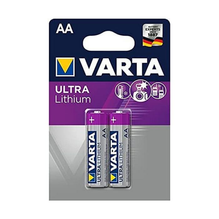 Batteries Varta Ultra Lithium 1,5 V (2 Unités) 1