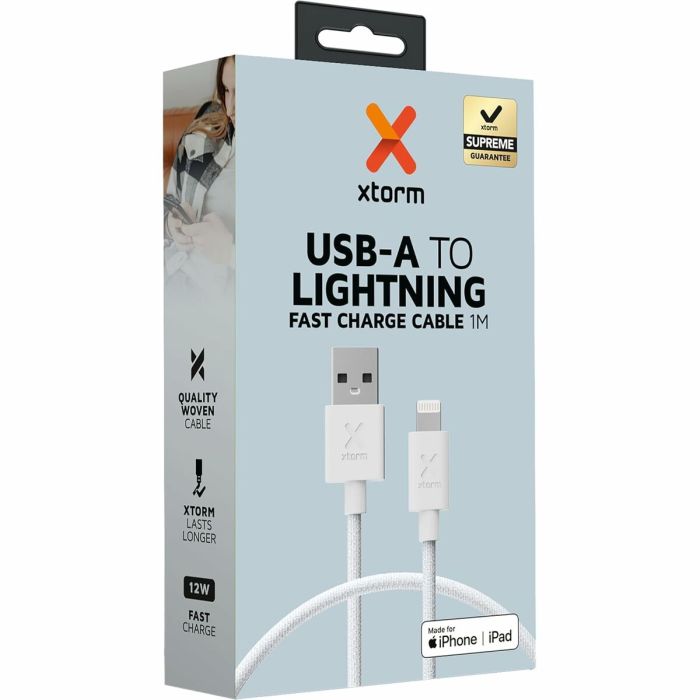 Câble USB Xtorm CXG2010 Blanc (2 Unités) 1