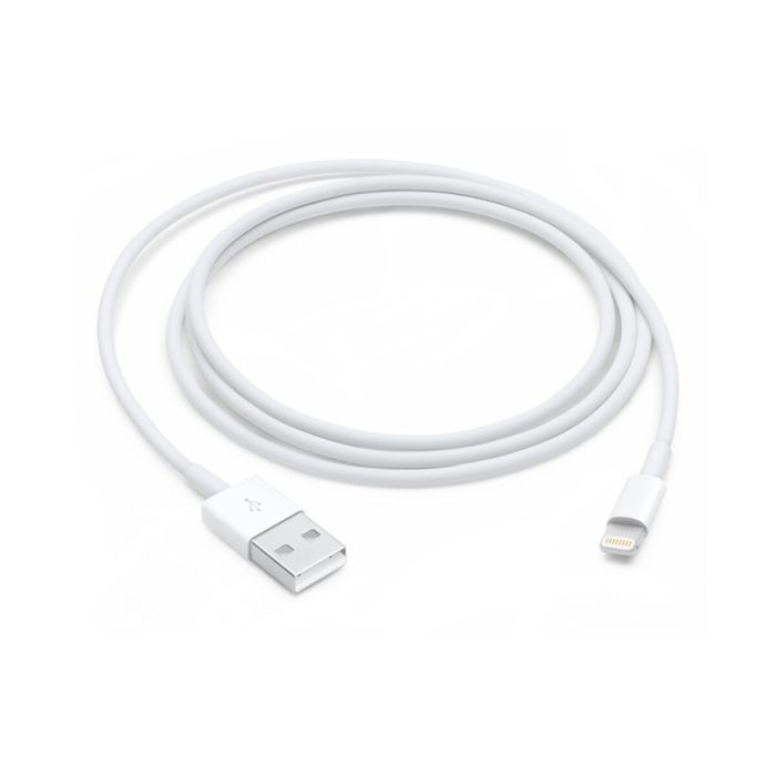 Câble USB vers Lightning Apple MXLY2ZM/A Blanc Noir 1 m