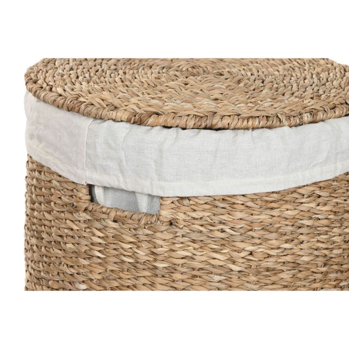 Set de basket Home ESPRIT Blanc Naturel Herbier marin (3 Pièces) 2