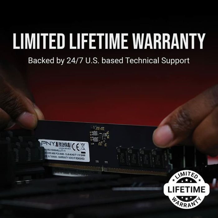 Mémoire RAM PNY 16 GB DDR5 SDRAM DDR5 4800 MHz CL40 4 Mémoire RAM PNY 16 GB DDR5 SDRAM DDR5 4800 MHz CL40 4