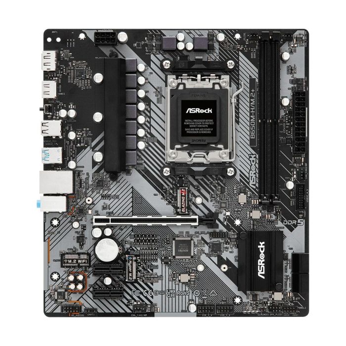 Carte Mère ASRock B650M-H/M.2+ AMD B650 AMD AM5 5
