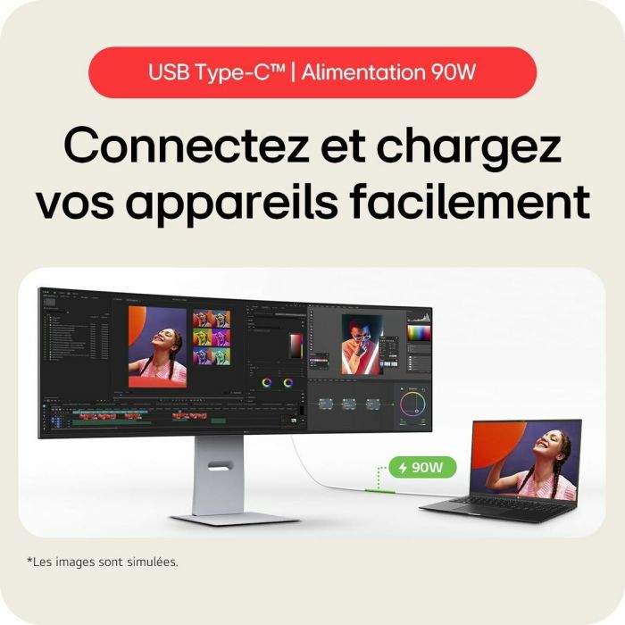 Écran LG 49U950A-W 49" 19