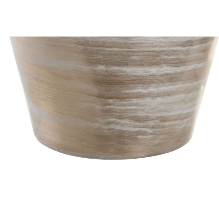 Vase DKD Home Decor Verre Aluminium Multicouleur 29 x 29 x 52 cm Moderne 1