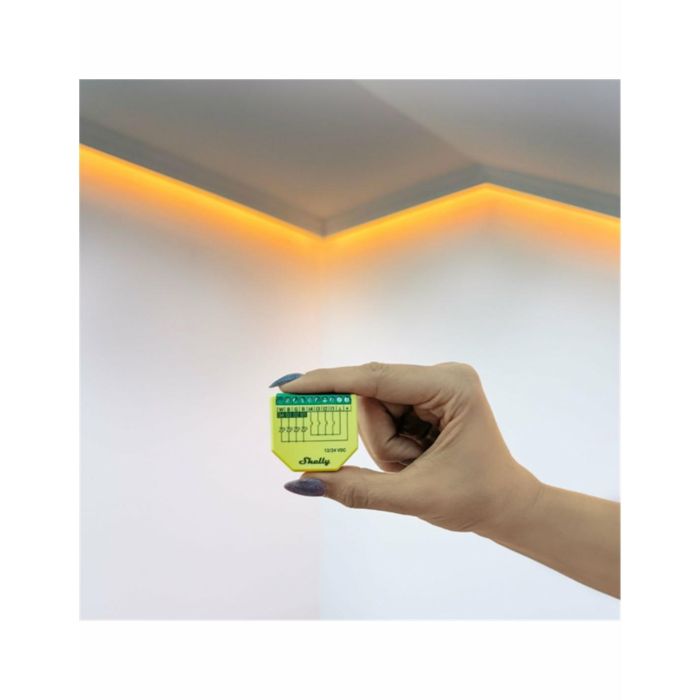 Shelly Relais "Plus RGBW PM" WLAN Bluetooth LED Lichtcontroller Unterputz 6