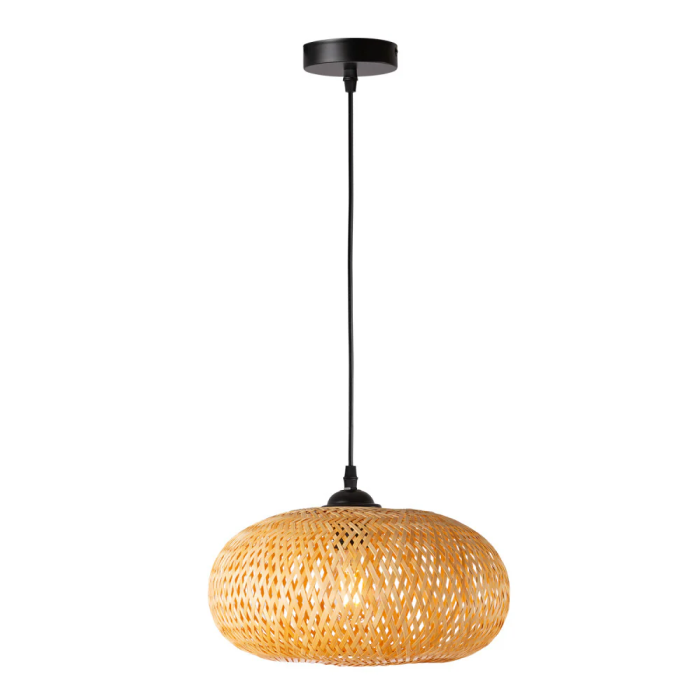 Lampe Suspendue Shahin Shahr Rotin Naturel Boho-Chic SKD-P80122 7