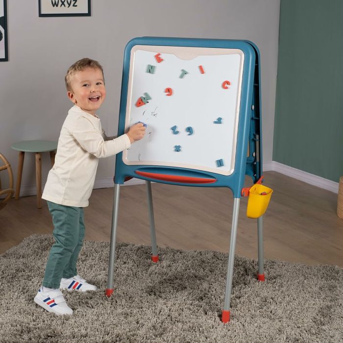 Ardoise double face Smoby Pliable 80 Pièces 105 x 49 x 52 cm 4 Ardoise double face Smoby Pliable 80 Pièces 105 x 49 x 52 cm 4