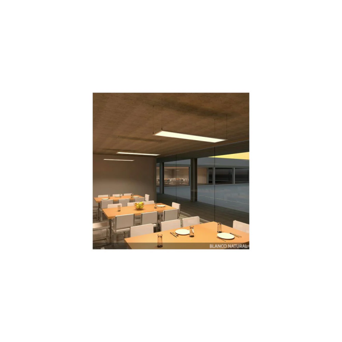 Panel LED Superslim 48W 4800Lm 120x30cm Blanc avec Contrôle à Distance (Intensité-CCT) HO-PANMB295119548W-RC 5