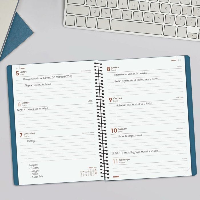 Agenda Finocam MY Bleu A5 15,5 x 21,2 cm 2026 2