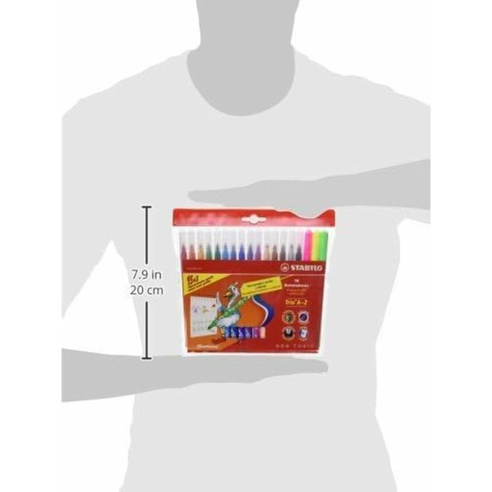 Ensemble de Marqueurs Stabilo 378/1-18-01 Multicouleur (18 Pièces) 1 Ensemble de Marqueurs Stabilo 378/1-18-01 Multicouleur (18 Pièces) 1