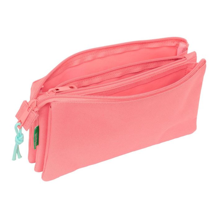 Fourre-tout Benetton Coral Corail 22 x 12 x 3 cm 2
