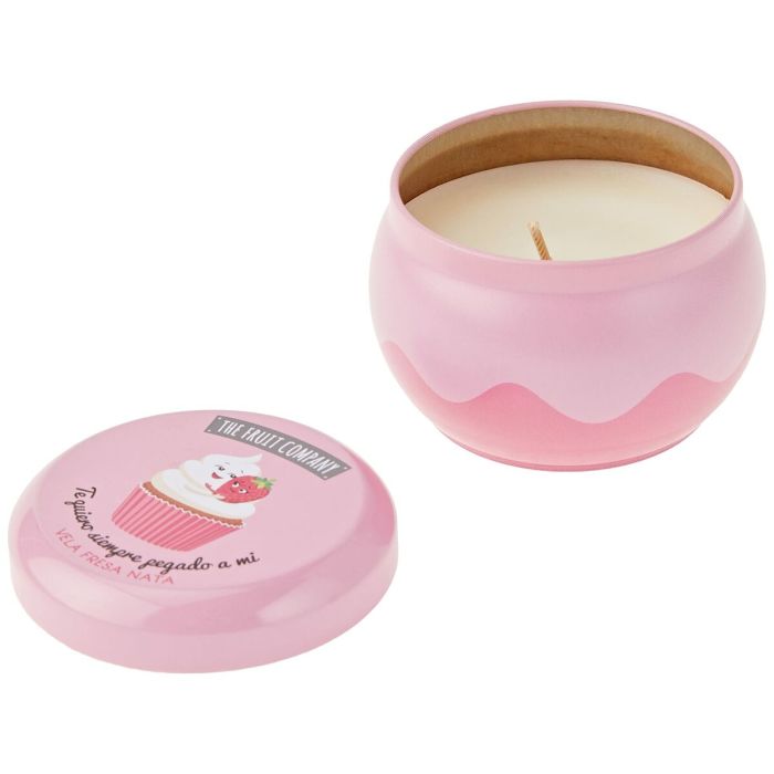 Bougie Parfumée The Fruit Company Fraise 150 g Crème 0 Bougie Parfumée The Fruit Company Fraise 150 g Crème 0