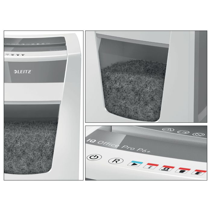 Déchiqueteuse de Papier Coupe Fine Leitz Office Pro P6+ 6