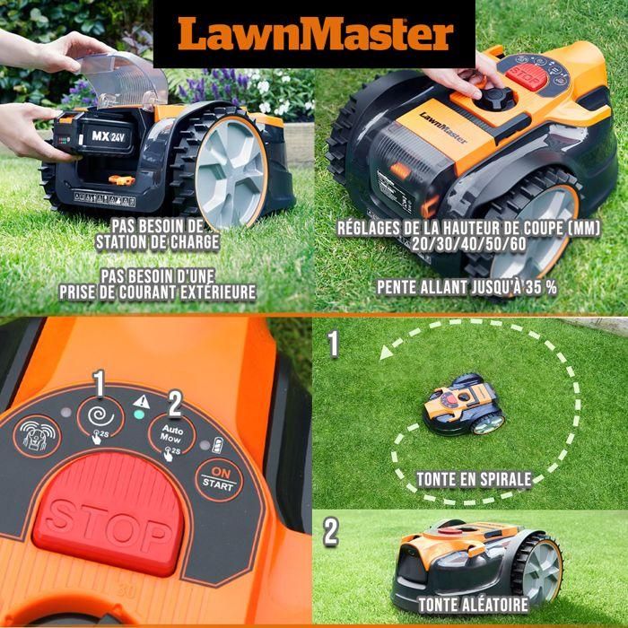 Robot tondeuse autonome - LAWNMASTER - VRM16 - 24 V - 16 cm - Sans fil périmétrique 3 Robot tondeuse autonome - LAWNMASTER - VRM16 - 24 V - 16 cm - Sans fil périmétrique 3