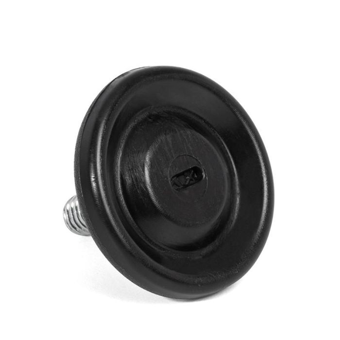 Pie Nivelador Nuba Ø40 M8X18 Negro C/Huella Allen 4Mm. Con Tuerca Hexagonal D17 Herrajes Alk 2