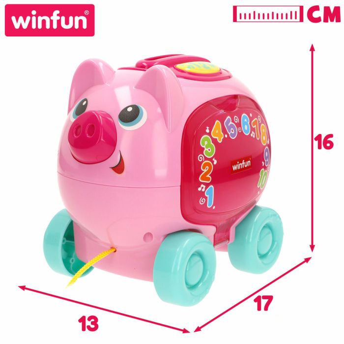 Jouet à tirer Winfun 17 x 16 x 13 cm (4 Unités) 3 Jouet à tirer Winfun 17 x 16 x 13 cm (4 Unités) 3