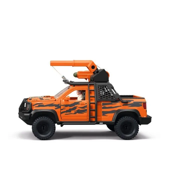 Schleich 42720 - Figurine Véhicule d'Exploration 4x4 Ranger Tom avec Bébé Éléphant, Treuil et Filet, Gamme Wild Life Schleich 42720 - Figurine Véhicule d'Exploration 4x4 Ranger Tom avec Bébé Éléphant, Treuil et Filet, Gamme Wild Life