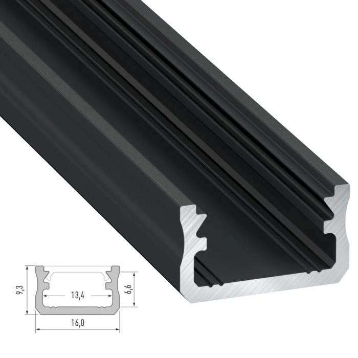 Profil Aluminium Type A 2,02 m 2