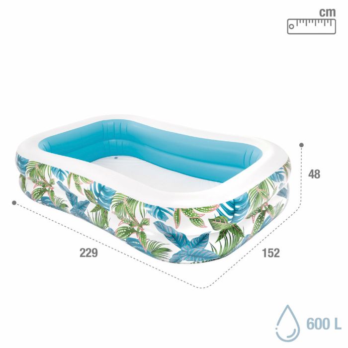 Piscine gonflable Intex 600 L 229 x 48 x 152 cm (3 Unités) 3 Piscine gonflable Intex 600 L 229 x 48 x 152 cm (3 Unités) 3