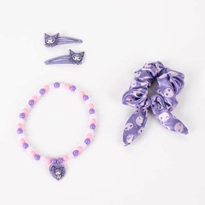Accessoires pour les Cheveux Hello Kitty Violet 4 Pièces 1 Accessoires pour les Cheveux Hello Kitty Violet 4 Pièces 1