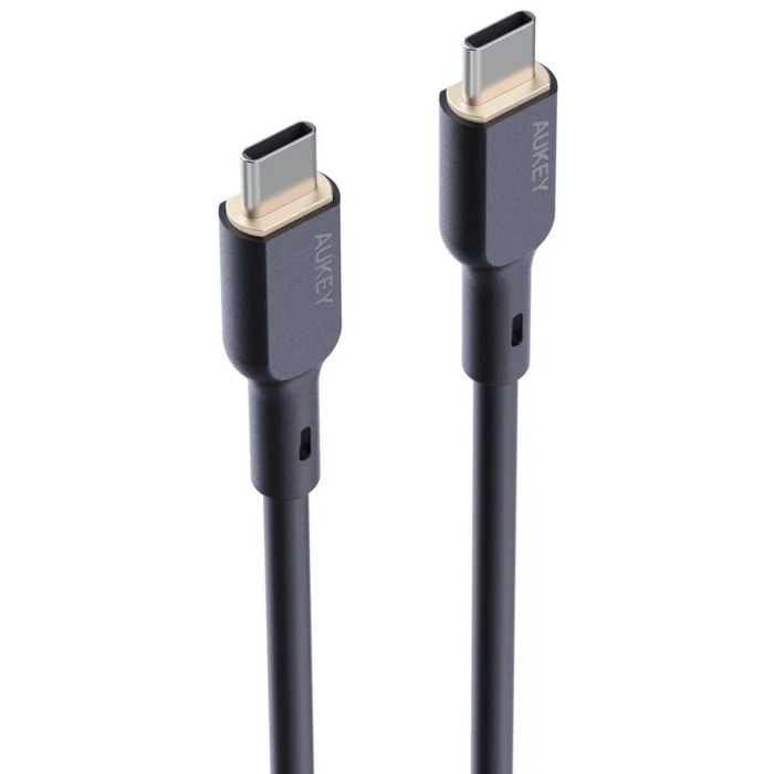 Câble USB-C vers USB-C Aukey CB-SCC101 Noir 1 m 6