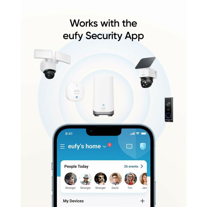 Système d´alarme Eufy T89203D1 28 Système d´alarme Eufy T89203D1 28