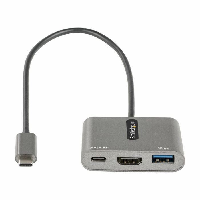 Adaptateur USB C vers HDMI Startech CDP2HDUACP2 Argent 1