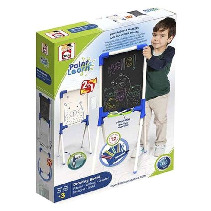 Tableau 2 en 1 Chicos Paint & Learn (37 x 32 x 85 cm) 0 Tableau 2 en 1 Chicos Paint & Learn (37 x 32 x 85 cm) 0