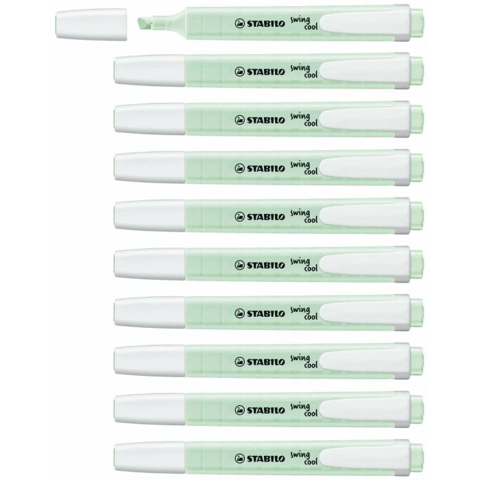Marqueur fluorescent Stabilo Swing Cool Menthe 10 Pièces 0 Marqueur fluorescent Stabilo Swing Cool Menthe 10 Pièces 0