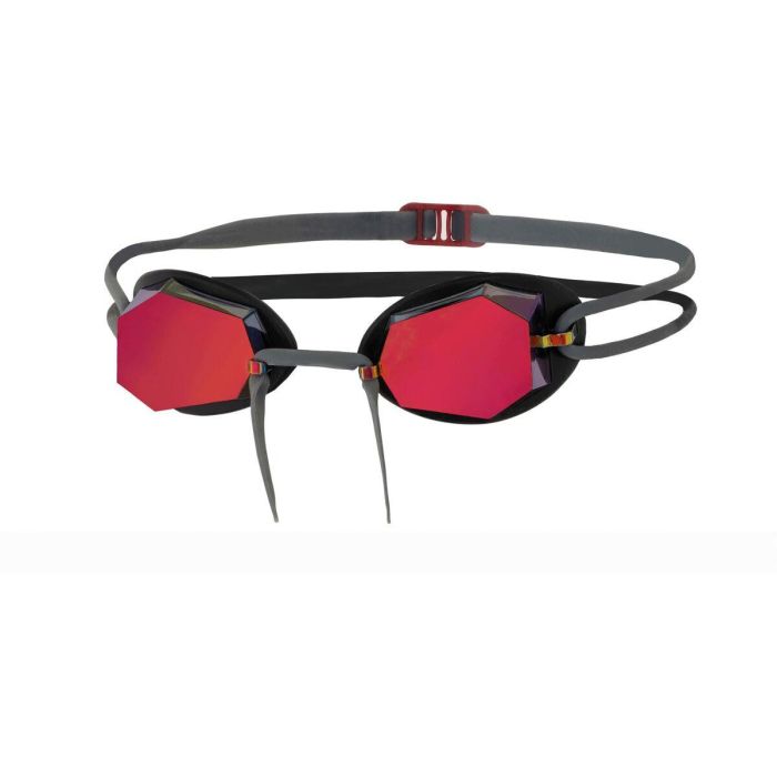 Lunettes de bain Zoggs Diamond Mirror Noir Rouge Taille unique 1