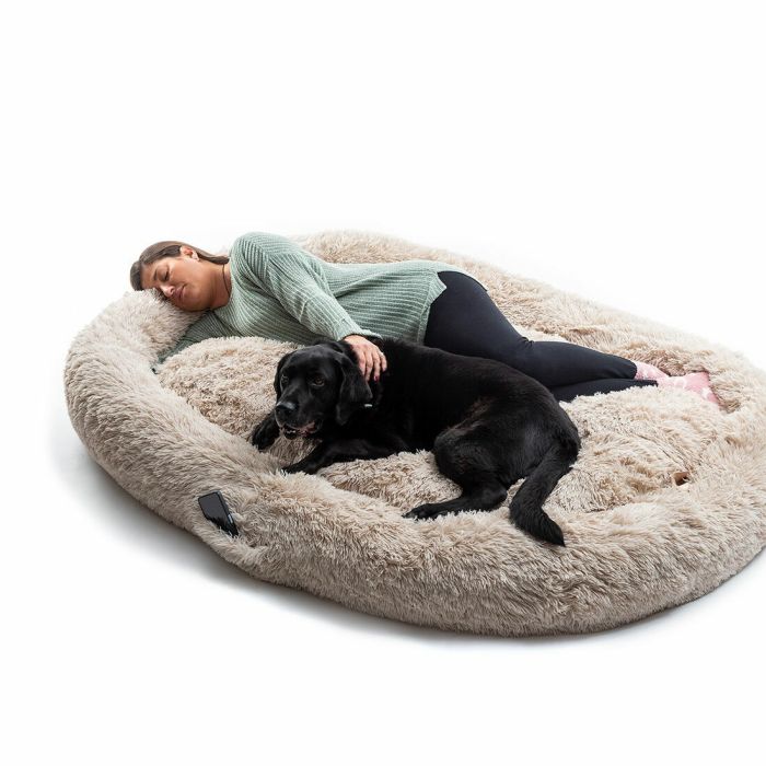Lit de Chien pour Humains | Human Dog Bed XXL InnovaGoods Beige 2