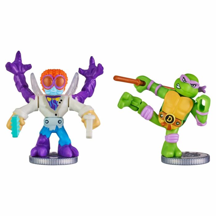 Figurines de combat Teenage Mutant Ninja Turtles Legends of Akedo: Donatello vs Baxter Stockman 5 Figurines de combat Teenage Mutant Ninja Turtles Legends of Akedo: Donatello vs Baxter Stockman 5