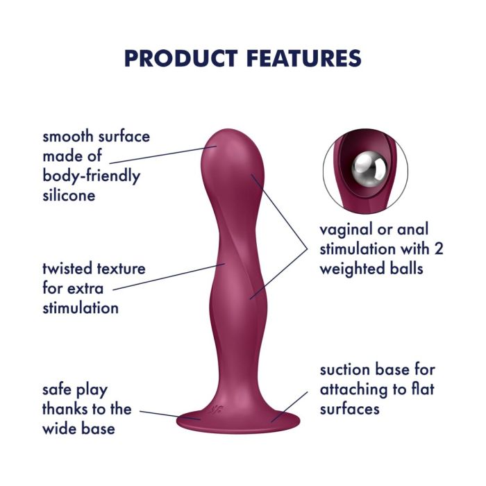Gode Satisfyer Rouge 6