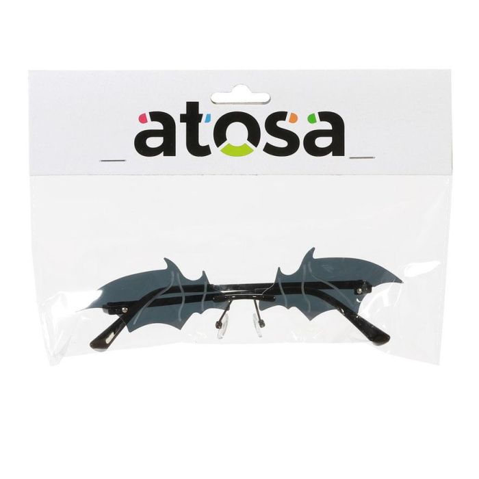 Lunettes de déguisement pour vampire ou sorcière en forme d'ailes de chauve-souris - Accessoire thématique Halloween 2025