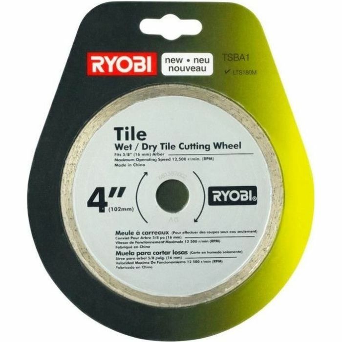 Ryobi Disque de coupe 102 mm pour carrelage LTS180M