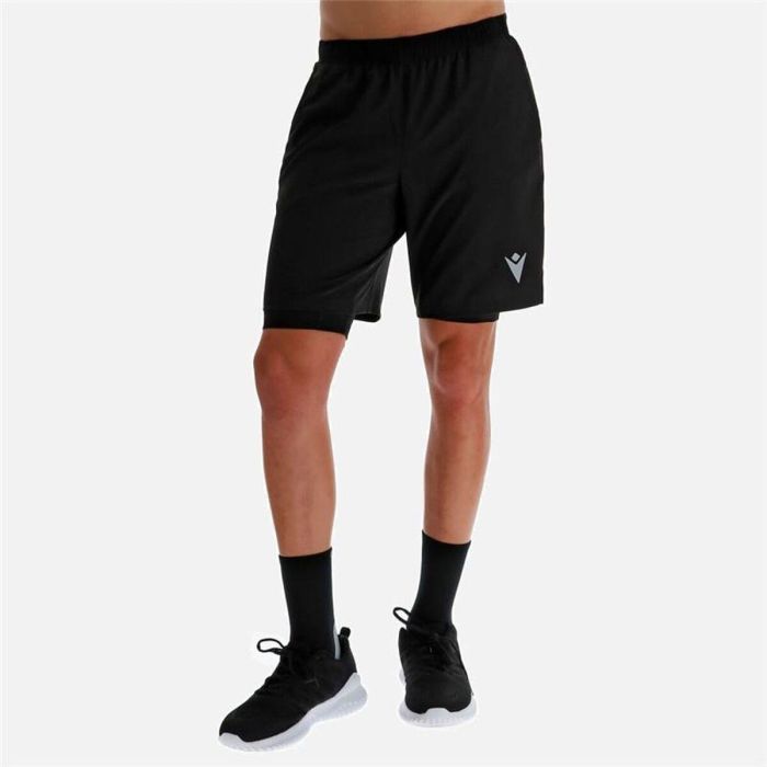 Short de Sport pour Homme Macron Cb Matias Double Noir 9-10 Ans 1