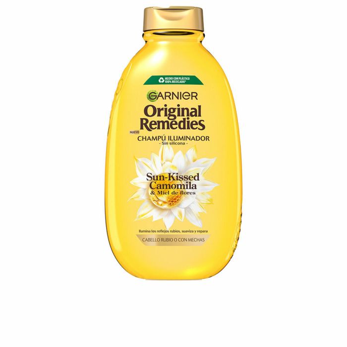 Garnier Original Remedies Shampoing Camomille et Miel de Fleurs Cheveux Clairs 600 ml