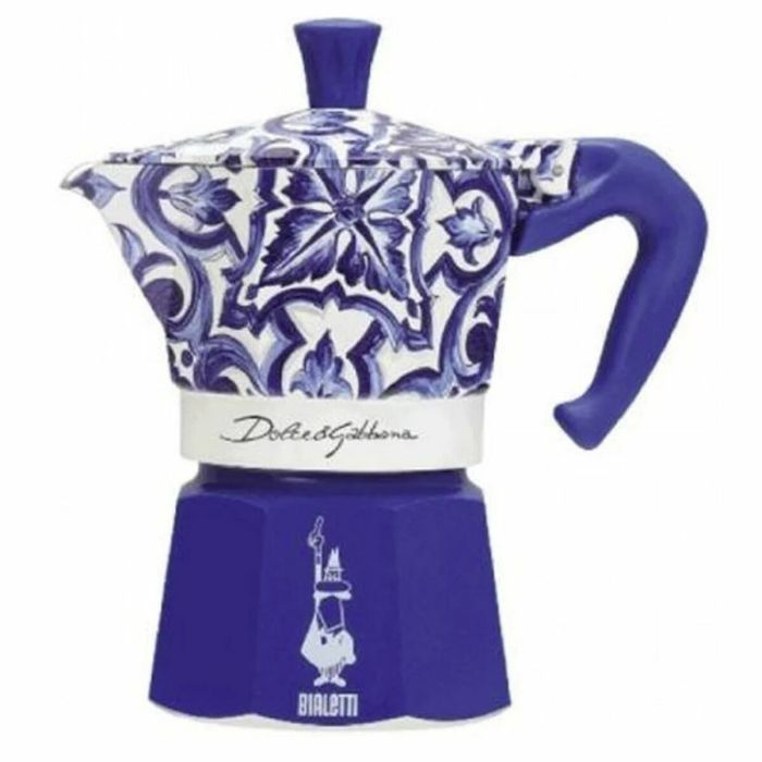 Cafetière Italienne Bialetti MOKA D&G BLU MEDIT. 6T Bleu Aluminium 6 Tasses