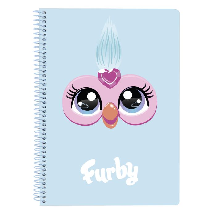 Carnet Furby Bleu ciel A5 80 Volets