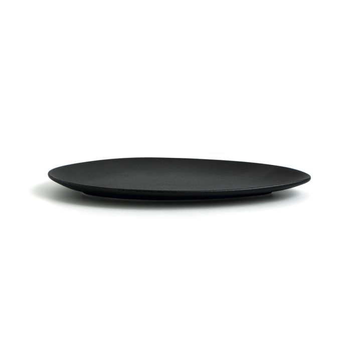 Assiette plate Ariane Antracita Triangulaire Céramique Noir Ø 21 cm (12 Unités) 1 Assiette plate Ariane Antracita Triangulaire Céramique Noir Ø 21 cm (12 Unités) 1