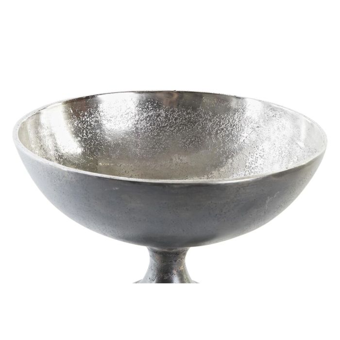 Centre de Table DKD Home Decor Doré Argenté Aluminium 25 x 25 x 19 cm (2 Unités) 1