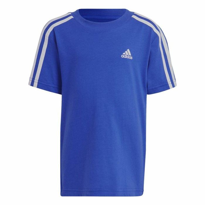 Ensemble de Sport pour Enfants Adidas 3 Stripes Bleu 7