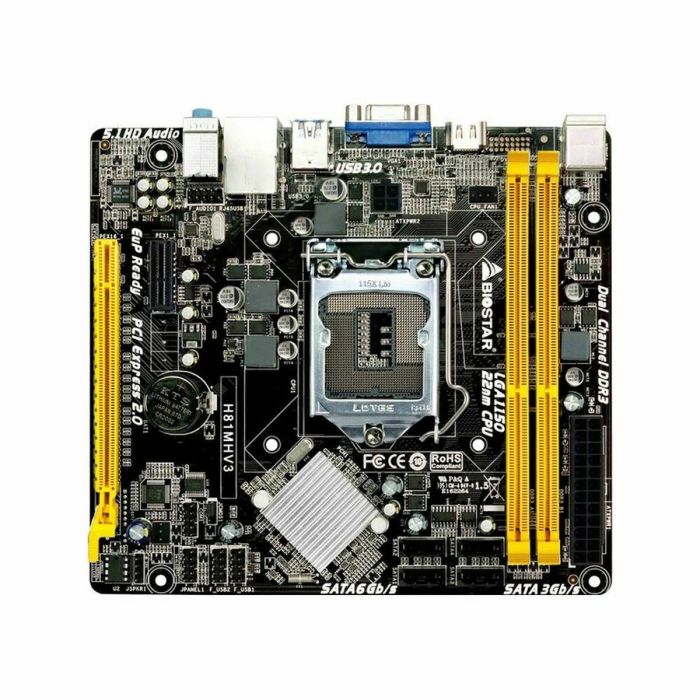 Carte Mère Biostar H81MHV3 3.0 H81 Intel H81 LGA 1150 2 Carte Mère Biostar H81MHV3 3.0 H81 Intel H81 LGA 1150 2