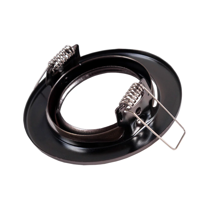 Vepa Aro Foco Downlight Circular Basculante Acero Latonado 90mm 2