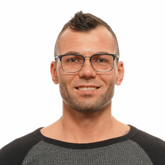 Monture de Lunettes Homme Omega OM5026-55020 Gris Ø 55 mm 1