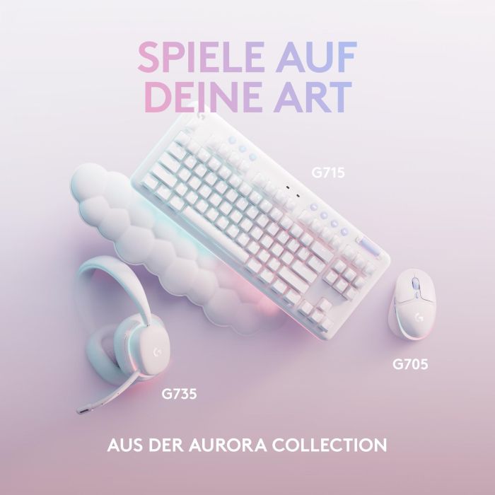 Logitech G705 Wireless Gaming Mouse - OFF WHITE - EER2 3