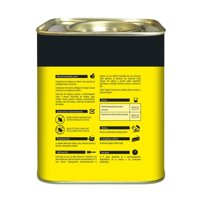 Protecteur de surface Xylazel 2,5 L Incolore À l'eau vrillettes 2