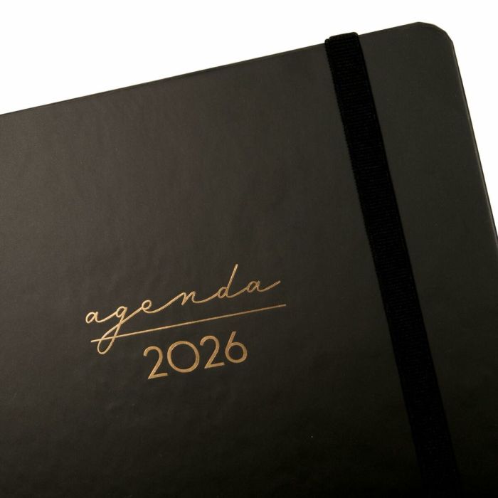 Agenda Finocam Alma Noir A5 15,5 x 21,2 cm 2026 3 Agenda Finocam Alma Noir A5 15,5 x 21,2 cm 2026 3