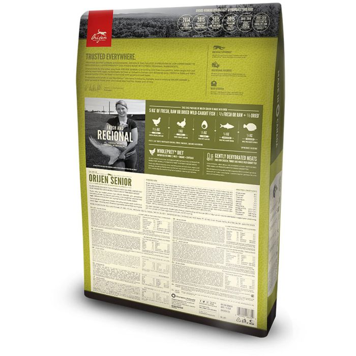 Nourriture Orijen Senior Poulet Dinde Poisson 6 Kg 6